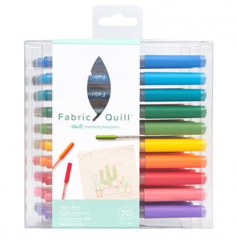We R Memory Keepers Fabric Quill Pen Set 30st.
