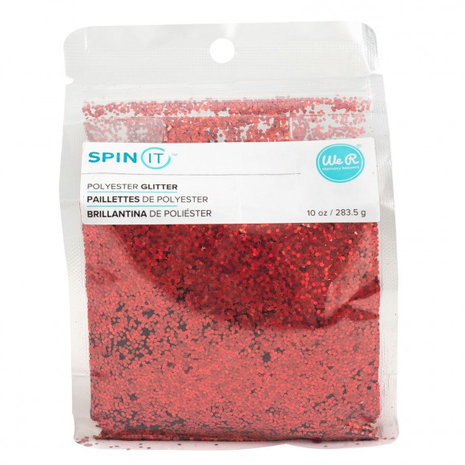 We R Memory Keepers Glitter Spin IT - Chunky Red