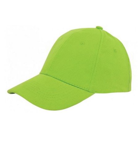 Brushed Twill Cap met Buckle Sluiting licht groen