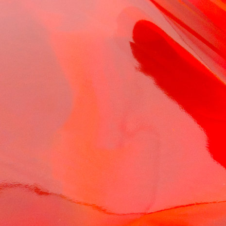 725389 Red-Orange Iridescent CC heat activated foil