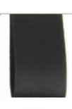 Satijn Lint Double Face 25mm Black
