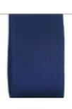 Satijn Lint Double Face 25mm Dark Blue