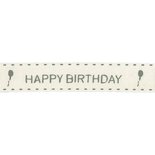 Lint 15mm x 25mtr Happy Birthday
