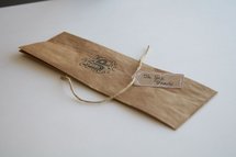 Inkadinkado DIY kit wine bottle bag