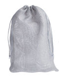 Medium Jute Look Zakje Zilver Grijs 15x20cm