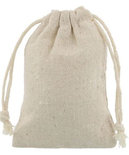 Medium Katoen Zakje 15x20cm Naturel