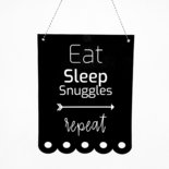 Banner Vilt Scalloped Rounds Diverse Kleuren
