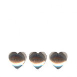 Confetti Hart 6mm Zilver