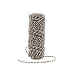 Tonic Studios bakers twine striped espresso brown