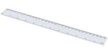 Liniaal 30cm wit