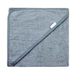 Badcape uni line grey/blue