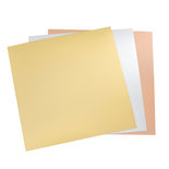 We R Memory Keepers Bevel Quill Board Sheets Metallic