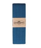 Oaki Doki Tricot de luxe biaisband 20mm - 999 (dark) petrol blue
