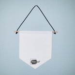 Sublimatie Wandposter Enkele Punt Wit