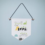Sublimatie Wandposter Enkele Punt Wit
