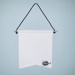 Sublimatie Wandposter Dubbele Punt Wit