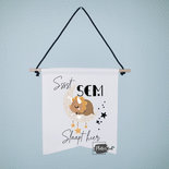 Sublimatie Wandposter Dubbele Punt Wit