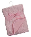Soft Touch Fleece Baby Deken Rose 75x100cm