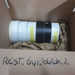 Restant rollen Oracal 641 mat zwart/wit 6st.