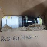Restant rollen Oracal 621 glans zwart/wit 10st.