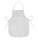Sublimatie Kinderschort Wit -2 maten- (op=op)