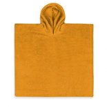 Poncho Uni Line Badstof Oker