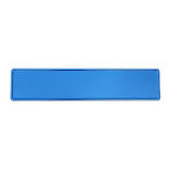 Fun & Kentekenplaat met rand 52x11cm Basis Kleuren