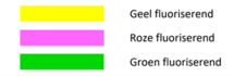Fun & Kentekenplaat met rand 52x11cm Fluoriserende Kleuren