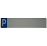 Fun & Kentekenplaat met rand 52x11cm Parkeren & Pijlen