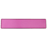 Fun & Kentekenplaat met rand 52x11cm Glitter Kleuren