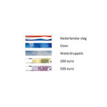 Fun & Kentekenplaat met rand 52x11cm Prints