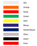 Fun & Kentekenplaat ZONDER rand 52x11cm Basis Kleuren