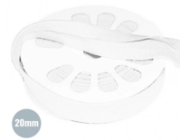 Tricot Biaisband 20mm Wit