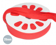 Tricot Biaisband 20mm Rood