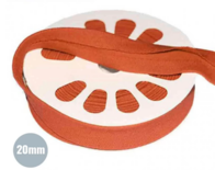 Tricot Biaisband 20mm Burnt Orange