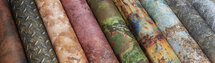 12" X 12" Premium gummed Paper Pad Metal Textures