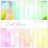 12" X 12" Premium Gummed Paper Pad Grunge Light Tones