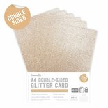  A4 Double Sided Glitter Pack ROSE GOLD
