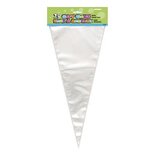 25 Puntzakken / Giftbags met zilveren sluitstrips