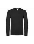 B&C Longsleeve T-Shirt Black (maat S)