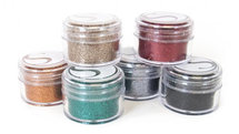 Silhouette glitter bold colors