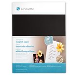 Silhouette magnet paper adhesive