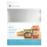 Silhouette printable silver foil