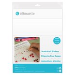 Silhouette printable scratch-off