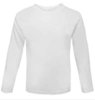 Sublimatie Kinder Longsleeve T-Shirt Wit maat 5-6jr
