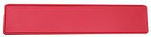 Glitter rood kentekenplaat