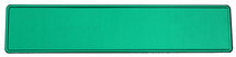 Glitter groen kentekenplaat