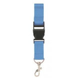 Keycord Neksluiting Licht Blauw