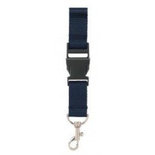 Keycord Met Neksluiting Navy