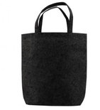 Tote bag vilt zwart